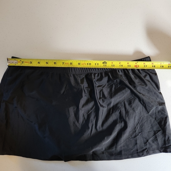 Christina Swim Skirt Bikini Bottoms Black Brief Swimsuit Plus Size 16 - Picture 7 of 7